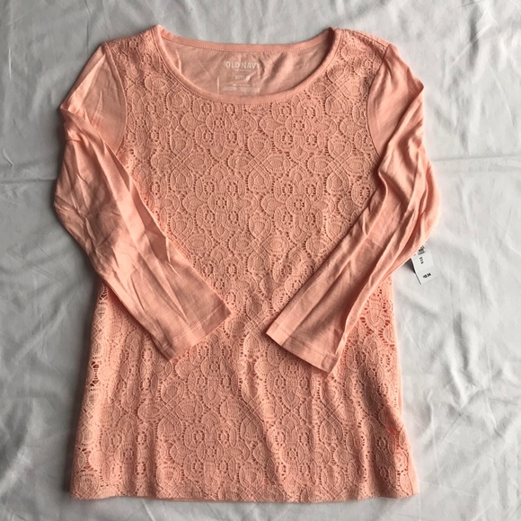 Brand new Old Navy front lace tee - Picture 2 of 8
